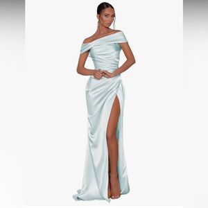 Off The Shoulder Mermaid Bridesmaid Dress